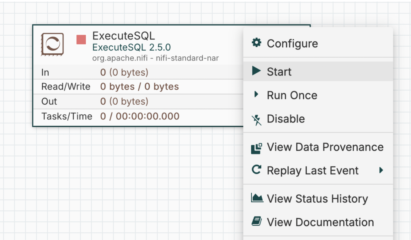 Start Processor